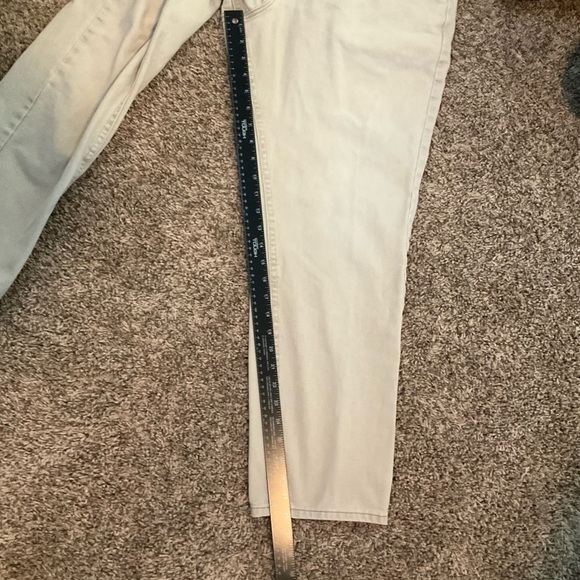 LL Bean Classic Fit Jeans Of-White Size 36W x 29L - Picture 6 of 8